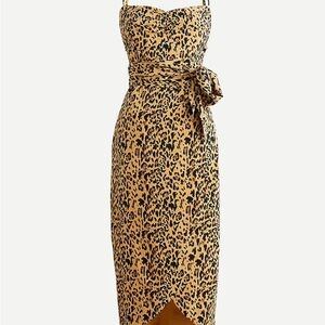 J Crew printed silk bow waist midi dress cute sundress for any occasion elegant